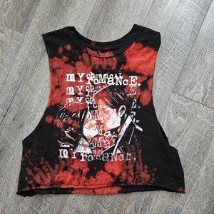 My Chemical Romance Three Cheers for Sweet Revenge cutoff muscle tank crop top